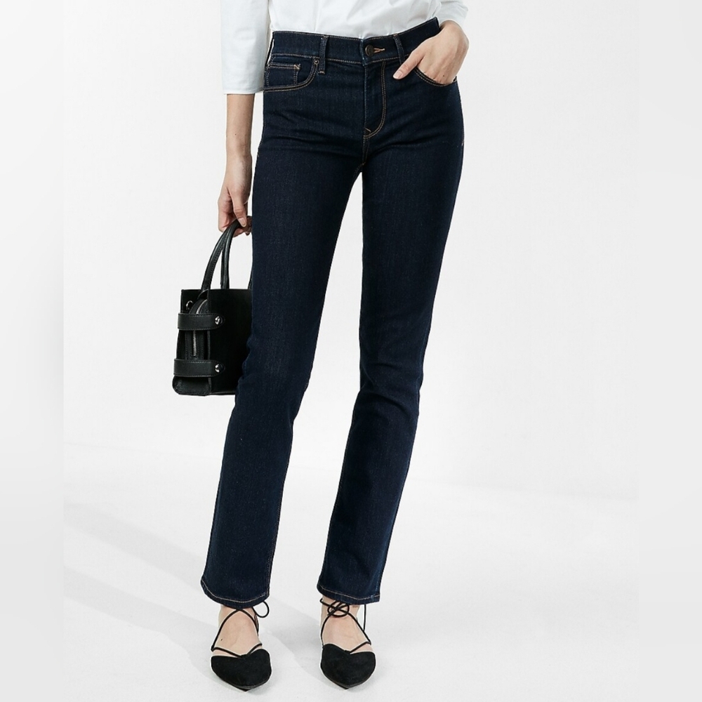 Express Size 14S Dark Denim Jeans